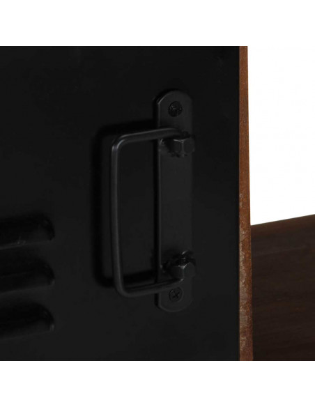 Mobile Porta TV 80x30x35 cm in Legno Massello di Recupero