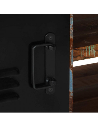 Mobile Porta TV 80x30x35 cm in Legno Massello di Recupero