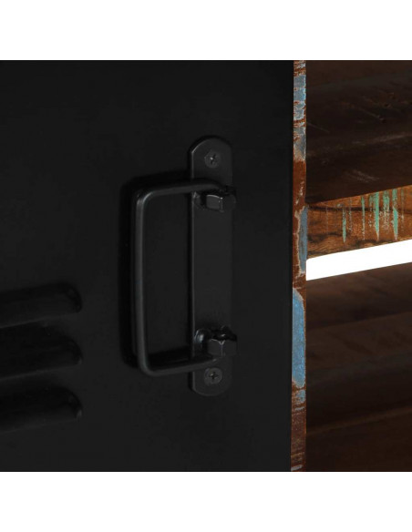Mobile Porta TV 80x30x35 cm in Legno Massello di Recupero