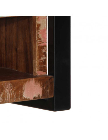 Mobile Porta TV 80x30x35 cm in Legno Massello di Recupero