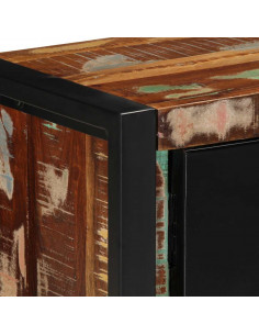 Mobile Porta TV 80x30x40 cm in Legno Massello di Recupero 2