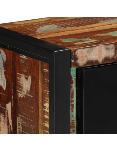 Mobile Porta TV 80x30x40 cm in Legno Massello di Recupero