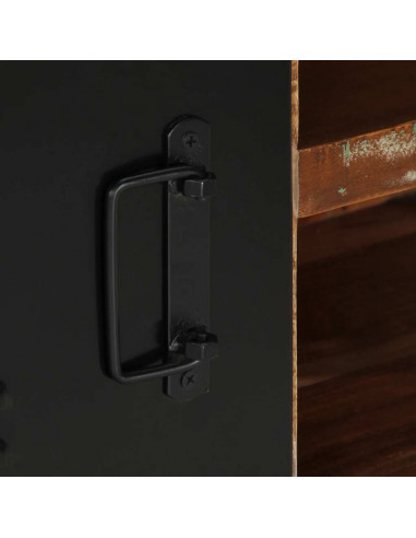 Mobile Porta TV 80x30x40 cm in Legno Massello di Recupero