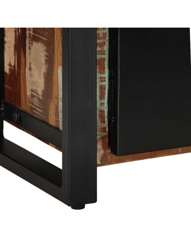 Mobile Porta TV 80x30x40 cm in Legno Massello di Recupero