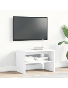 Mobile Porta TV Bianco 60x40x40 cm in Legno Multistrato 2