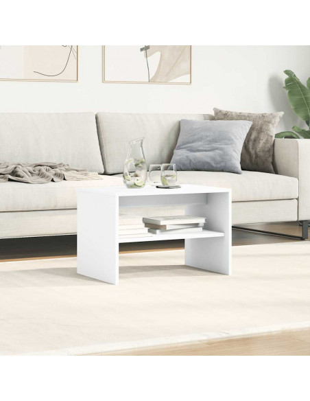 Mobile Porta TV Bianco 60x40x40 cm in Legno Multistrato