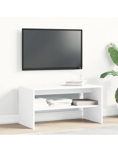Mobile Porta TV Bianco 80x40x40 cm in Legno Multistrato