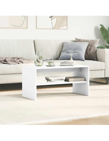 Mobile Porta TV Bianco 80x40x40 cm in Legno Multistrato