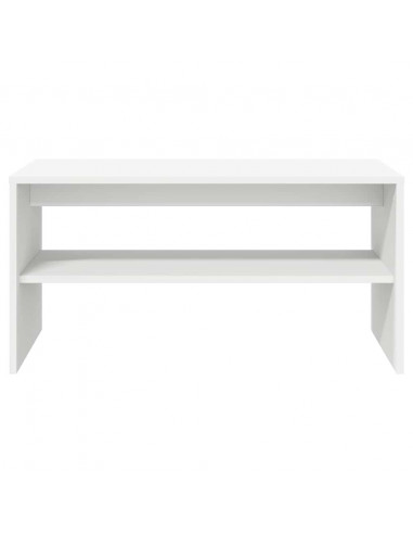 Mobile Porta TV Bianco 80x40x40 cm in Legno Multistrato