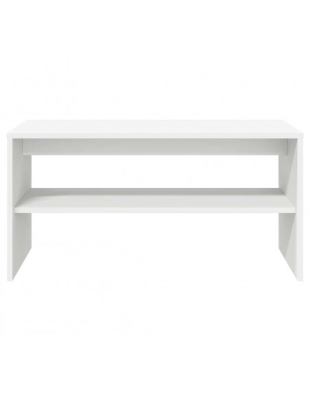 Mobile Porta TV Bianco 80x40x40 cm in Legno Multistrato