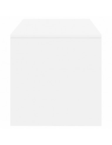 Mobile Porta TV Bianco 80x40x40 cm in Legno Multistrato