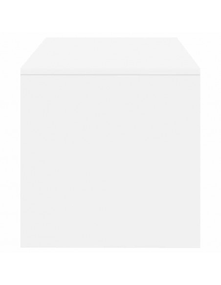 Mobile Porta TV Bianco 80x40x40 cm in Legno Multistrato