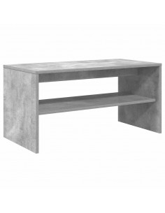 Mobile Porta TV Grigio Cemento 80x40x40 cm in Legno Multistrato