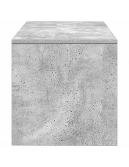 Mobile Porta TV Grigio Cemento 80x40x40 cm in Legno Multistrato