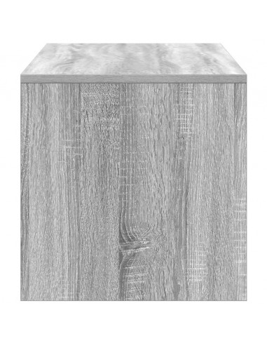 Mobile Porta TV Grigio Sonoma 100x40x40 cm in Legno Multistrato