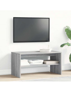 Mobile Porta TV Grigio Sonoma 80x40x40 cm in Legno Multistrato 2