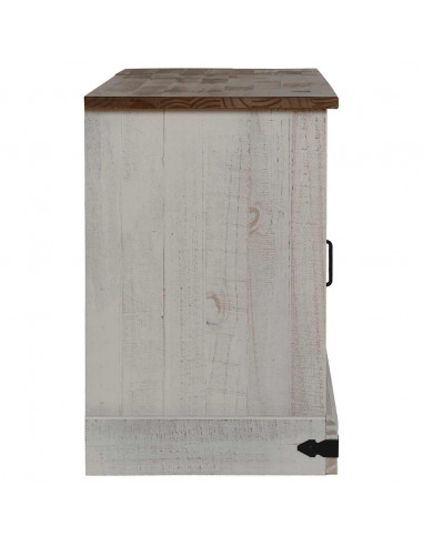 Mobile Porta TV HALDEN 2 Ante Scorrevoli Bianco 150x40x60 cm