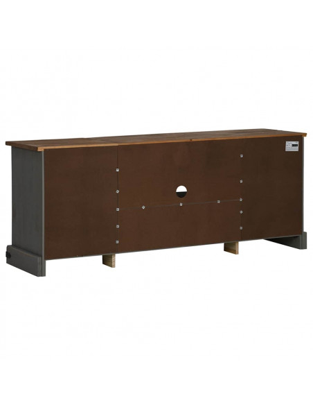Mobile Porta TV HALDEN 2 Ante Scorrevoli Grigio 150x40x60 cm