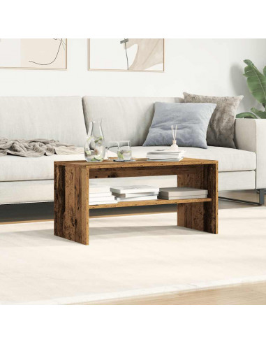 Mobile Porta TV Legno Antico 80x40x40 cm in Legno Multistrato