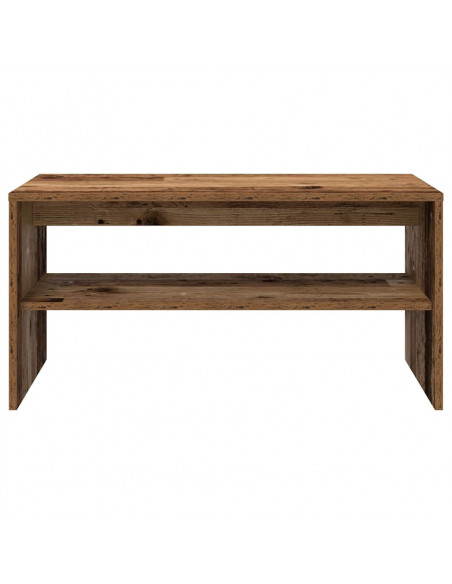 Mobile Porta TV Legno Antico 80x40x40 cm in Legno Multistrato