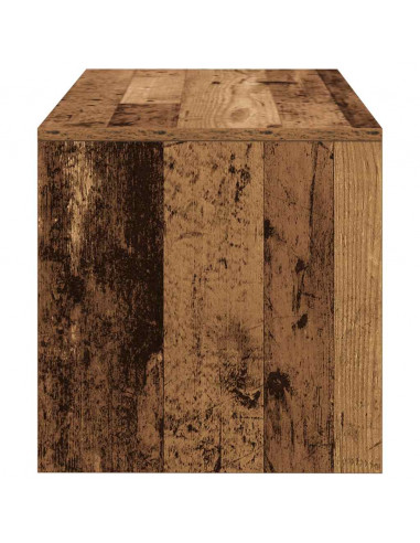 Mobile Porta TV Legno Antico 80x40x40 cm in Legno Multistrato