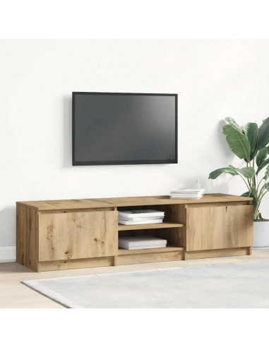 Mobile Porta TV Rovere Artigianale 140x40x36 cm Multistrato