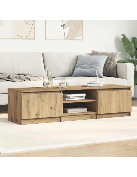 Mobile Porta TV Rovere Artigianale 140x40x36 cm Multistrato