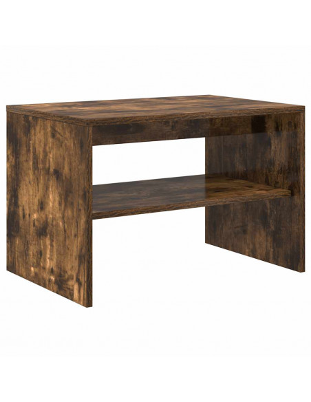 Mobile Porta TV Rovere Fumo 60x40x40 cm in Legno Multistrato