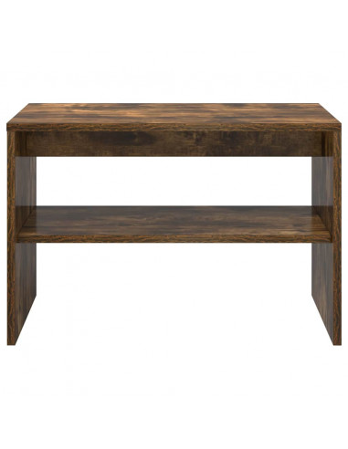 Mobile Porta TV Rovere Fumo 60x40x40 cm in Legno Multistrato