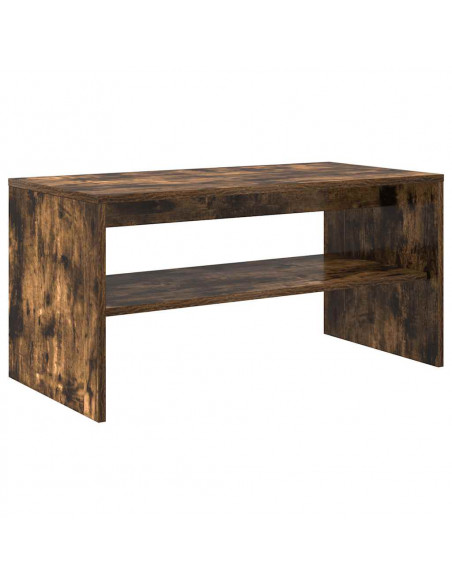 Mobile Porta TV Rovere Fumo 80x40x40 cm in Legno Multistrato