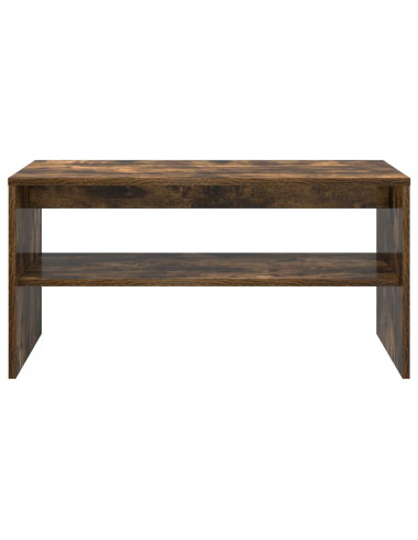 Mobile Porta TV Rovere Fumo 80x40x40 cm in Legno Multistrato