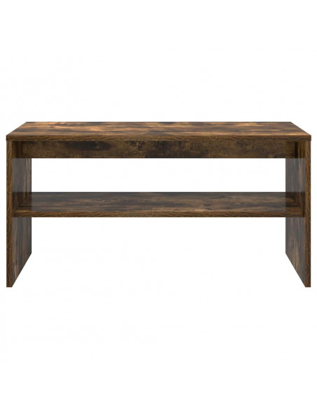 Mobile Porta TV Rovere Fumo 80x40x40 cm in Legno Multistrato