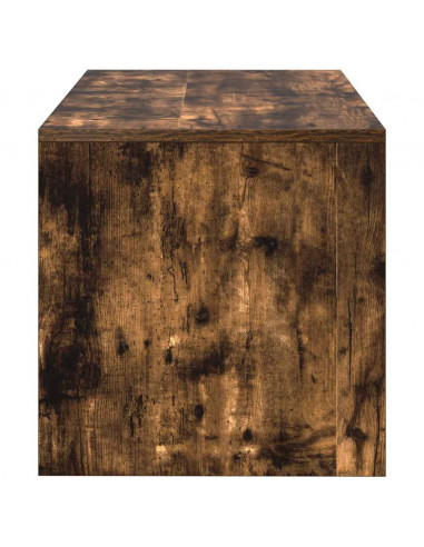 Mobile Porta TV Rovere Fumo 80x40x40 cm in Legno Multistrato