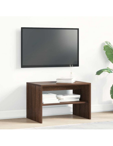 Mobile Porta TV Rovere Marrone 60x40x40 cm Legno Multistrato