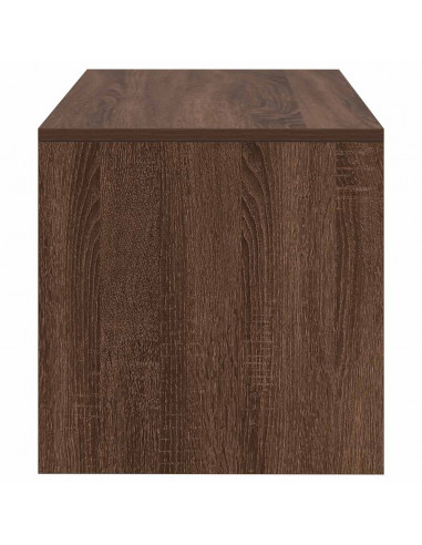 Mobile Porta TV Rovere Marrone 60x40x40 cm Legno Multistrato