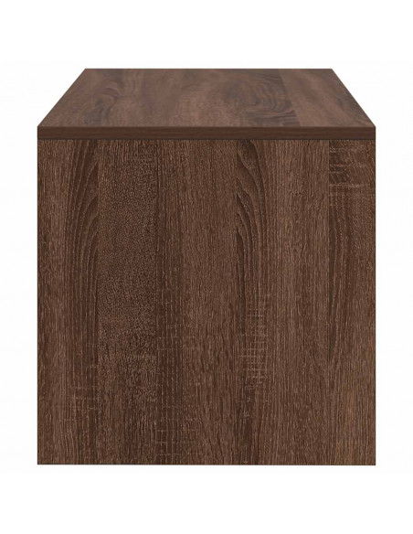 Mobile Porta TV Rovere Marrone 80x40x40 cm in Legno Multistrato
