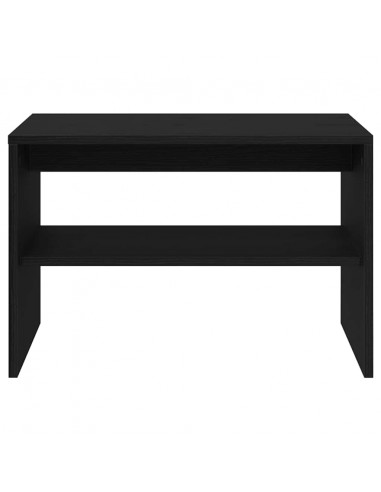 Mobile Porta TV Rovere Nero 60x40x40 cm in Legno Multistrato