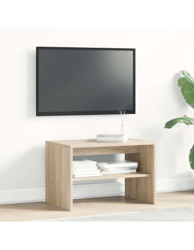 Mobile Porta TV Rovere Sonoma 60x40x40 cm in Legno Multistrato