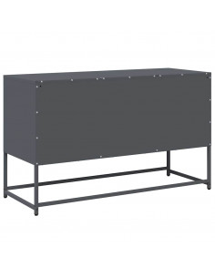 Mobile TV Antracite 100,5x39x60,5 cm in Acciaio 2