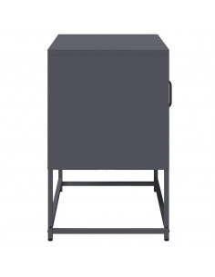 Mobile TV Antracite 68x39x60,5 cm in Acciaio