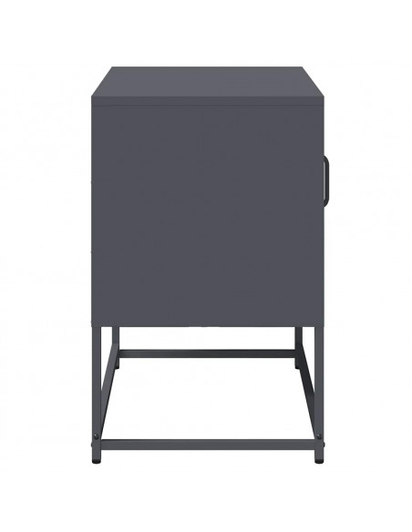 Mobile TV Antracite 68x39x60,5 cm in Acciaio
