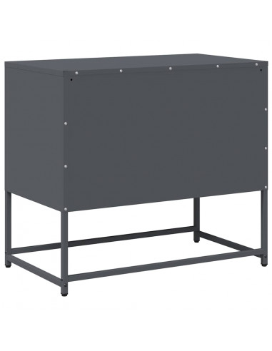 Mobile TV Antracite 68x39x60,5 cm in Acciaio