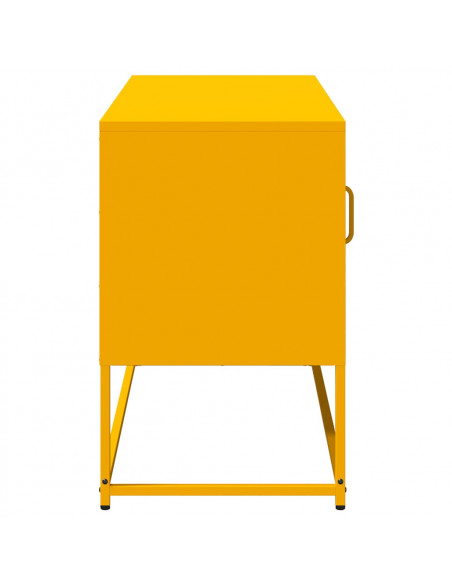Mobile TV Giallo Senape 100,5x39x60,5 cm in Acciaio