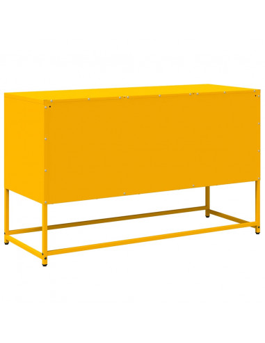 Mobile TV Giallo Senape 100,5x39x60,5 cm in Acciaio