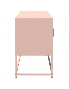 Mobile TV Rosa 100,5x39x60,5 cm in Acciaio