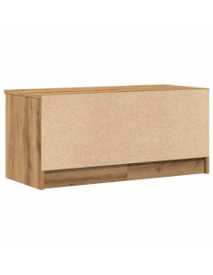 Mobili Porta TV 2 pz Rovere Artigianale 80x35x36,5cm Truciolato 2