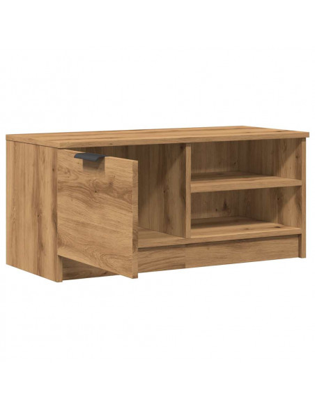 Mobili Porta TV 2 pz Rovere Artigianale 80x35x36,5cm Truciolato