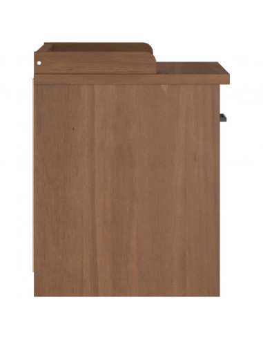 Panca da Corridoio SANDNES 45x40x50 cm Legno Massello di Pino