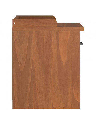 Panca da Corridoio SANDNES 45x40x50 cm Legno Massello di Pino