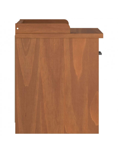 Panca da Corridoio SANDNES 45x40x50 cm Legno Massello di Pino